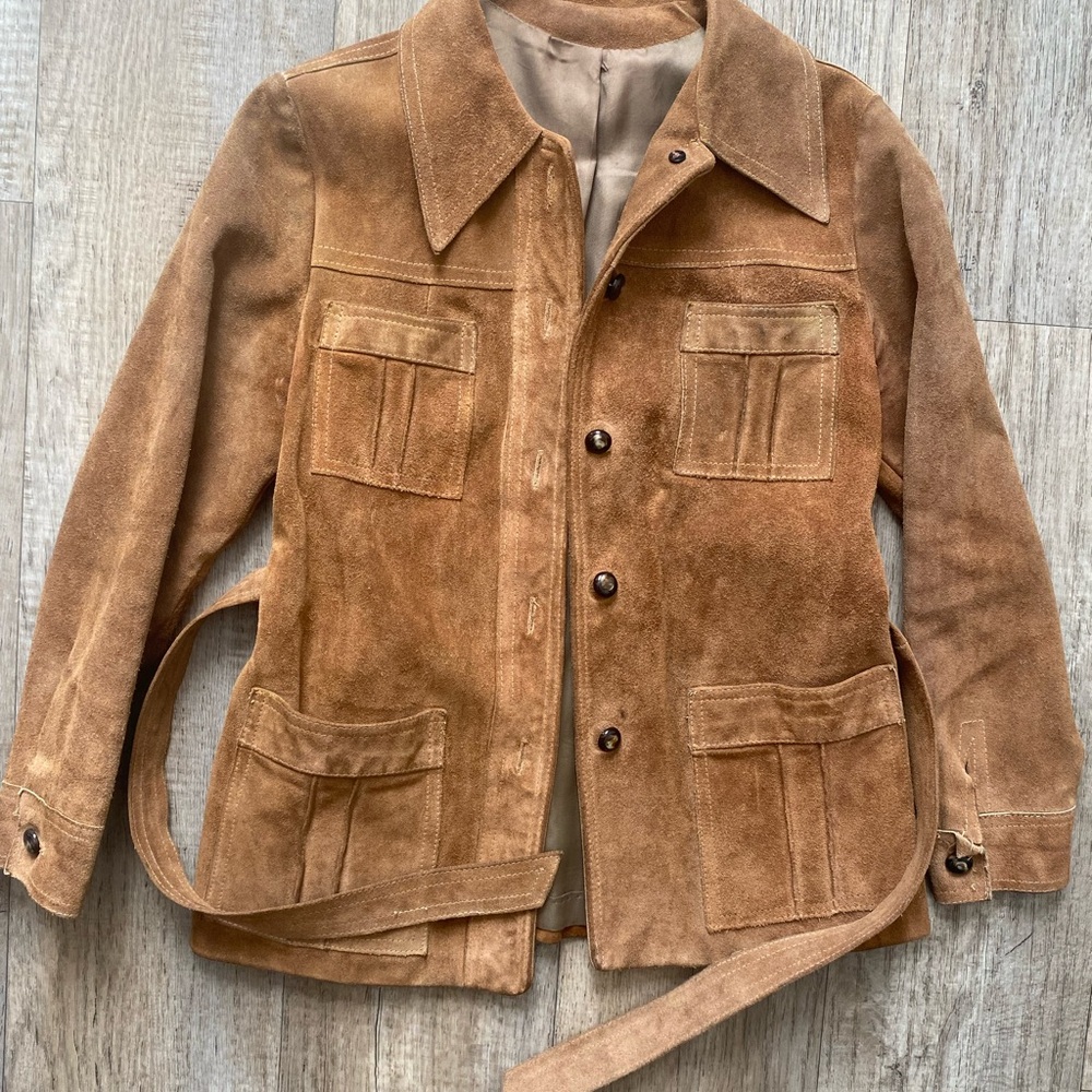Vintage Tan Suede Jacket